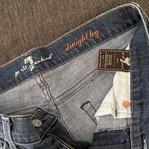7 For All Mankind Straight Leg Jeans